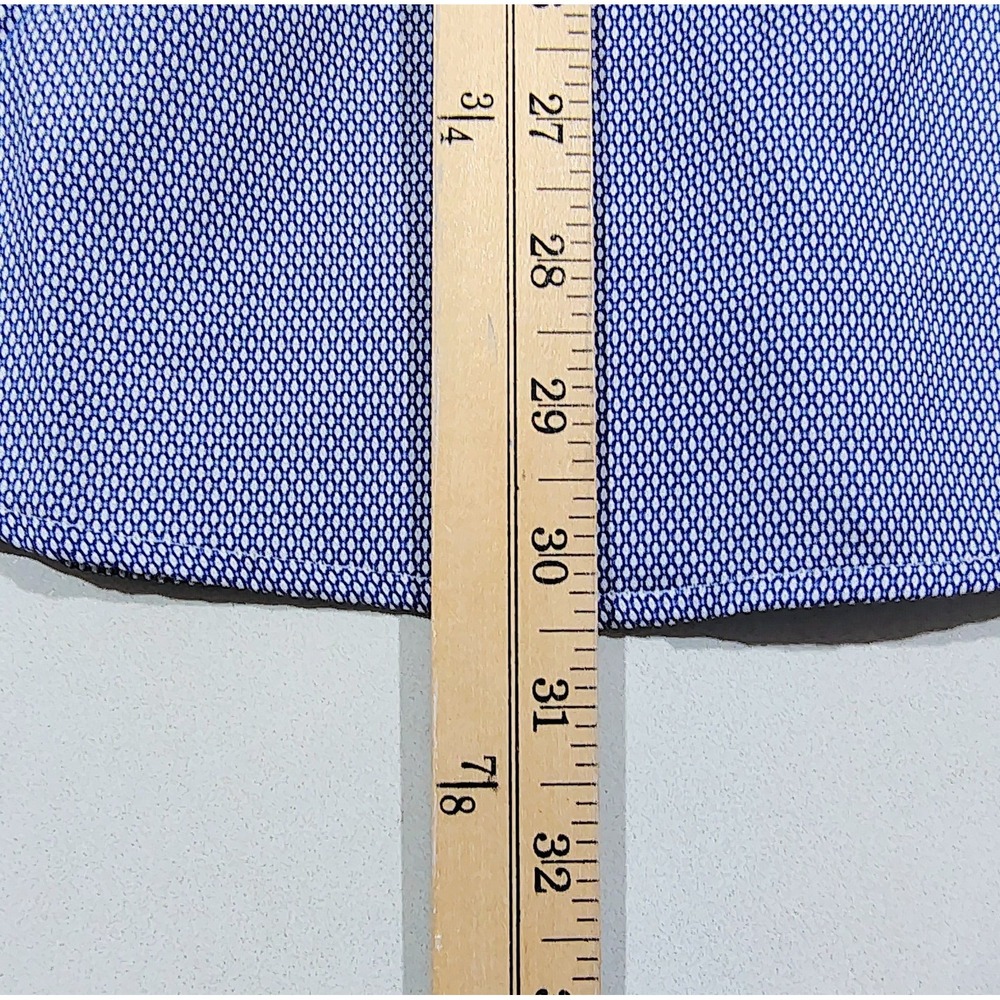 Eton Slim Fit Dress Shirt Men 40 15.75 Blue Signature Twill Cotton EUC - Picture 13 of 13